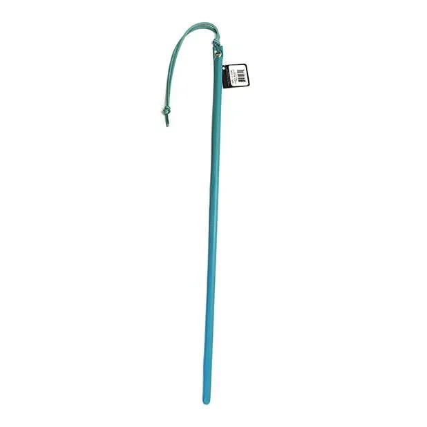24 Inch Leather Wrapped Cane – Blue