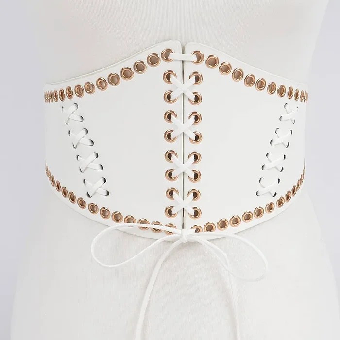 3AM BY H&D ACCESSORIES – Corset stretch belt W/eyelet