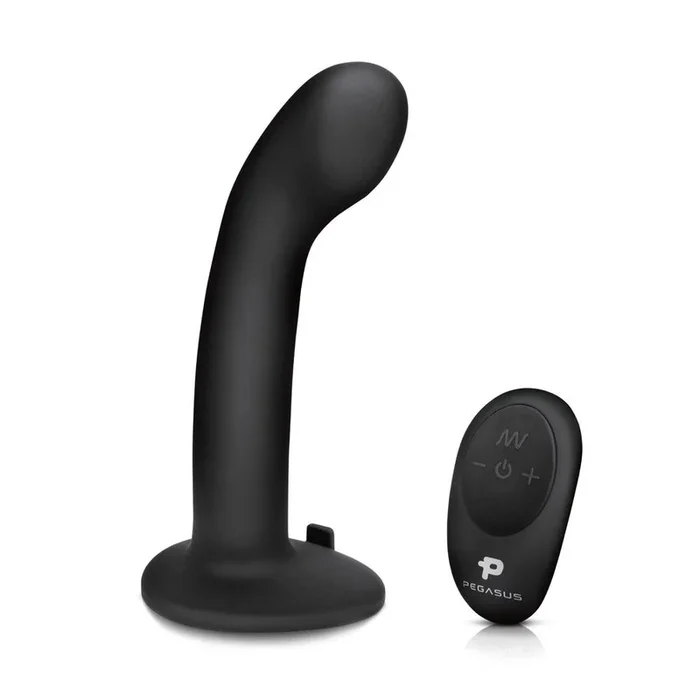 6″ P-Spot Silicone Pegging Dildo with Adjustable Strap On and Remote Control