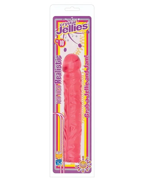 “Crystal Jellies 10″” Classic Dildo”