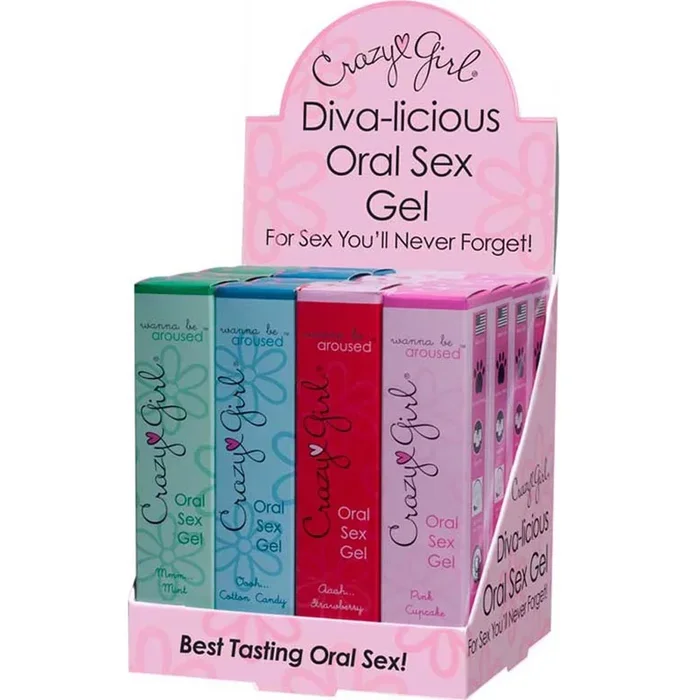 Classic Erotica Classic Erotica Crazy Girl Divalicious Oral Sex Gel 16-Piece Retail Display