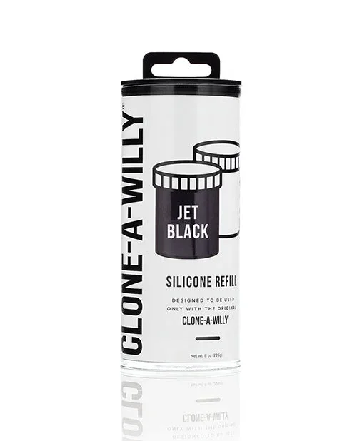 Clone A Willy Silicone Refill Jet Black