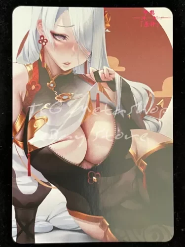 ???? DUAL 191 Shenhe Genshin Impact Goddess Story Anime Waifu Doujin Card ACG ???? Doll