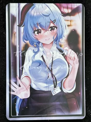 ???? DUAL 420 Ganyu Genshin Impact Goddess Story Anime Waifu Card ACG ???? Ecchi