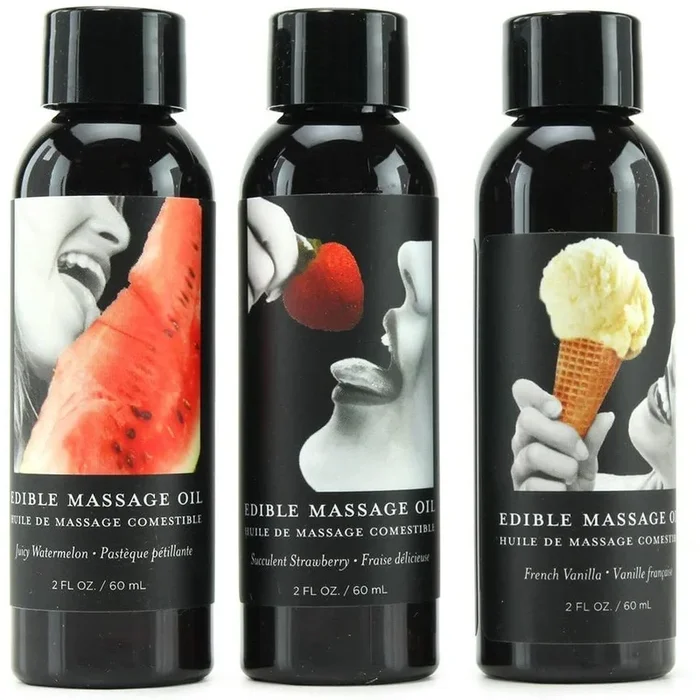 Earthly Body Edible Massage Oil Gift Set