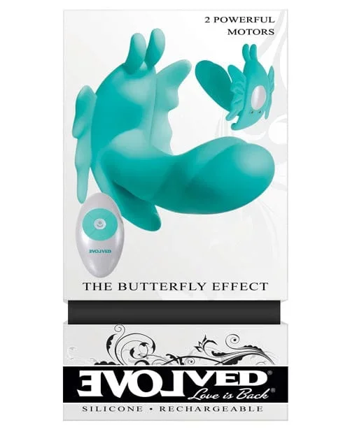Evolved The Butterfly Effect Rechargeable Dual Stim – Teal