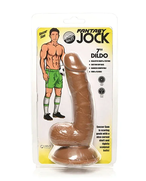 Fantasy Jock Soccer Sam 7″ Dildo – Dark
