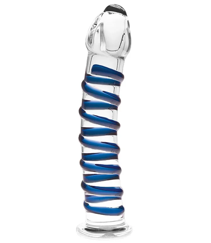 Gentian Glass G-Spot Dildo