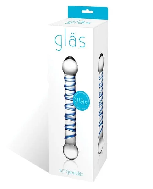 Glas 6.5″ Spiral Dildo
