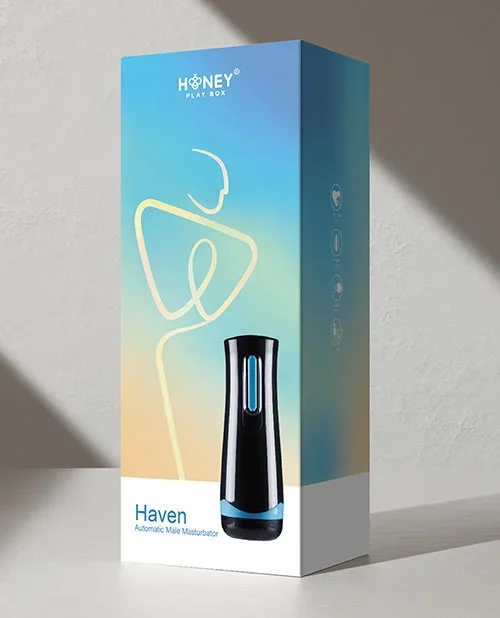 Haven Automatic Sucking Penis Sleeve – Black