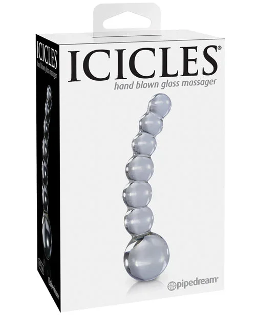 Icicles No. 66 Glass G Spot Dong – Clear
