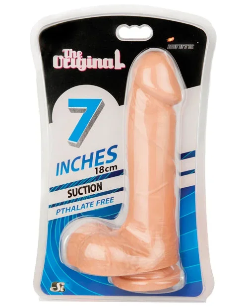 Ignite Suction Cup Dong W/balls – Flesh
