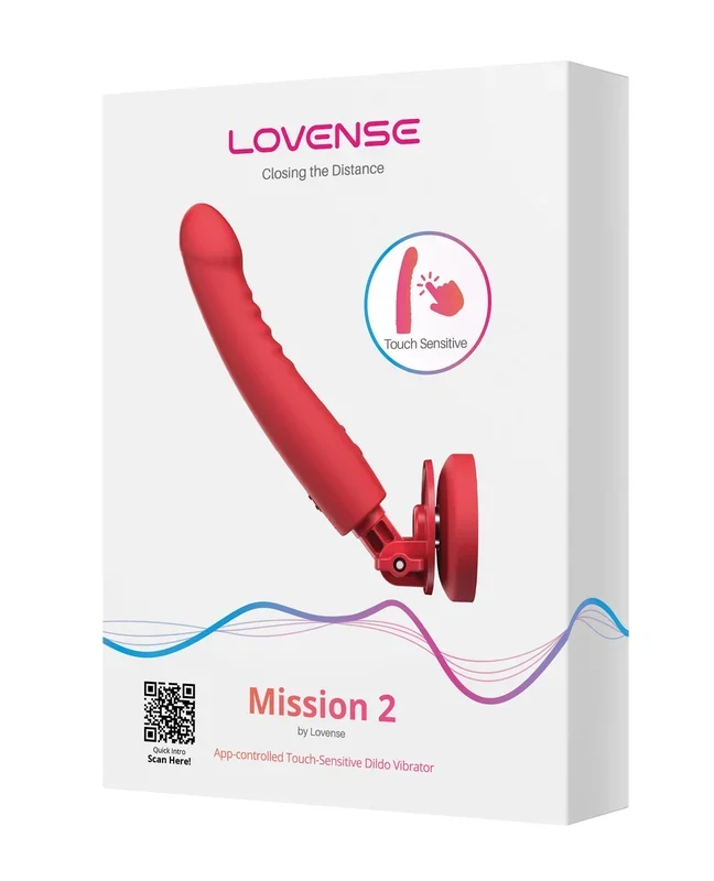 Lovense Mission 2 Touch-Sensitive Dildo Vibrator