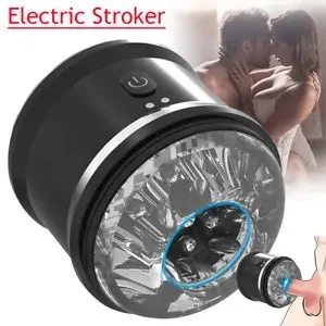 _Male Masturbaters Automatic Electric Rotating Stroker Cup Men Sex Machine Toy