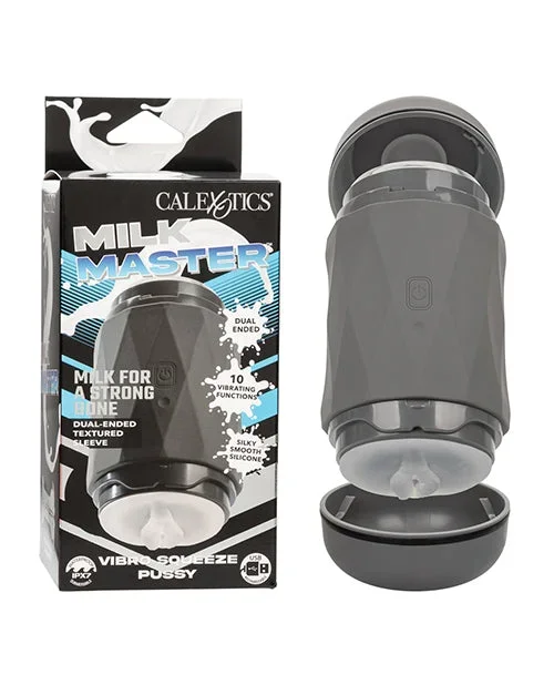 Milk Master Vibro Squeeze Dual-Ended Pussy Stroker