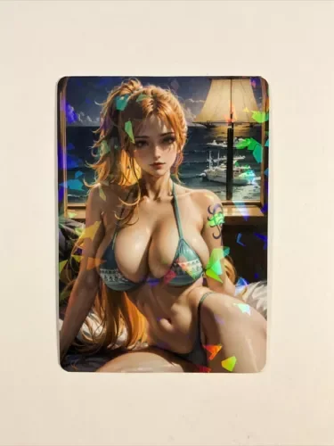 ????ONE PIECE hentai Nami Sexy Goddess Waifu Anime Doujin Card HZW04 Doll