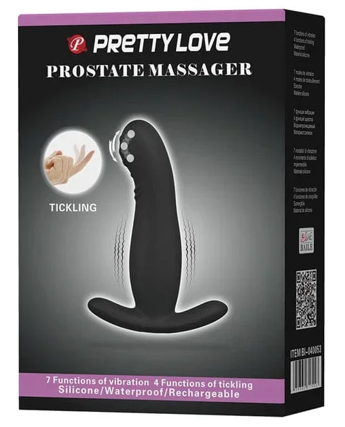 Pretty Love Eudora Vibrating Prostate Massager 7 Function – Black