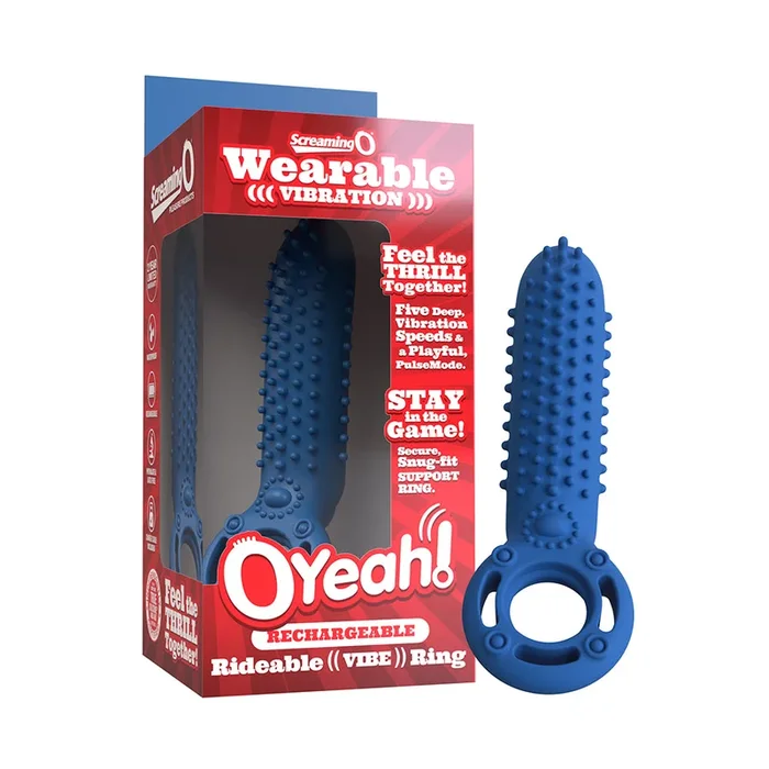 Screaming O Rechargeable O Yeah Silicone Blue