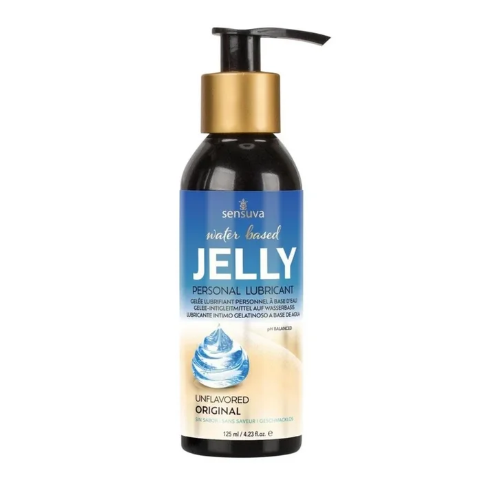 Sensuva Jelly Water Based Personal Lubricant 4oz.