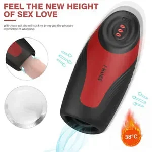 _Sex Machine Pussy Automatic Heating Male Masturbaters Suck Cup Stroker Men Toy