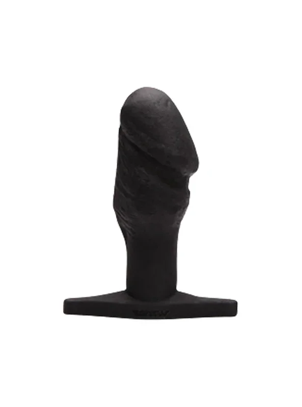 Tantus Cock Black Silicone Anal Plug