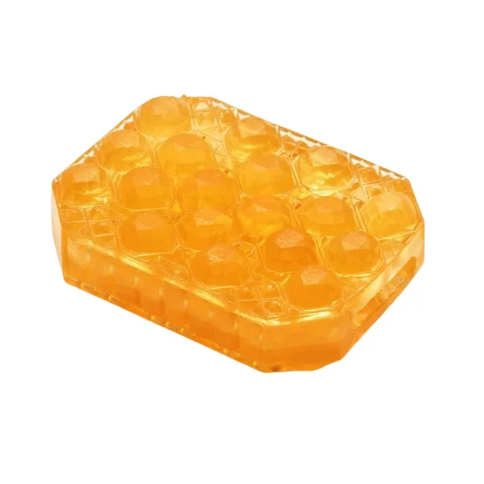 Tenga Uni Topaz Round Textured Finger Sleeve For Manual Stimulation And Stroking