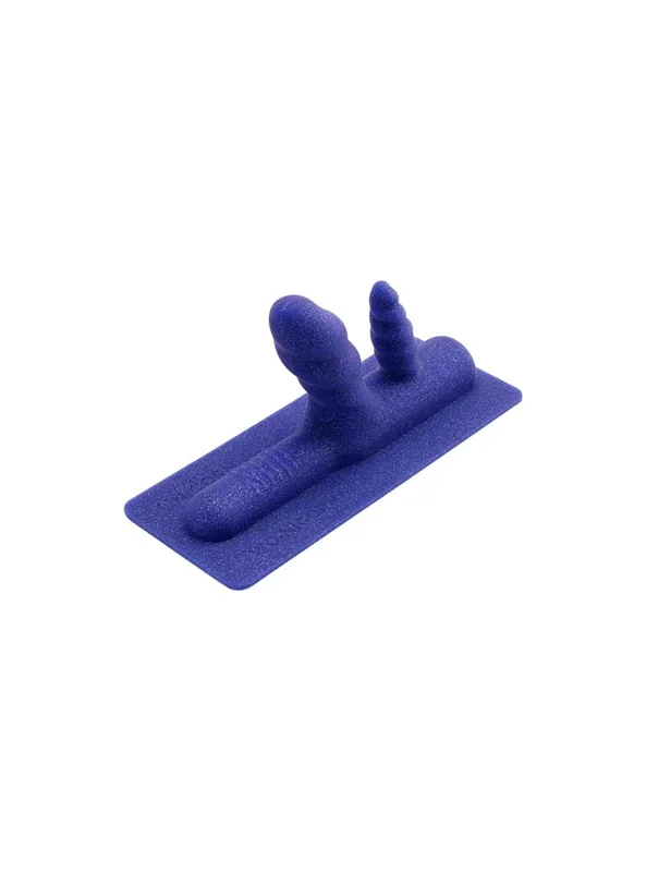 The Cowgirl Two-Nicorn Textured Double Penetration Sex Machine Attachment