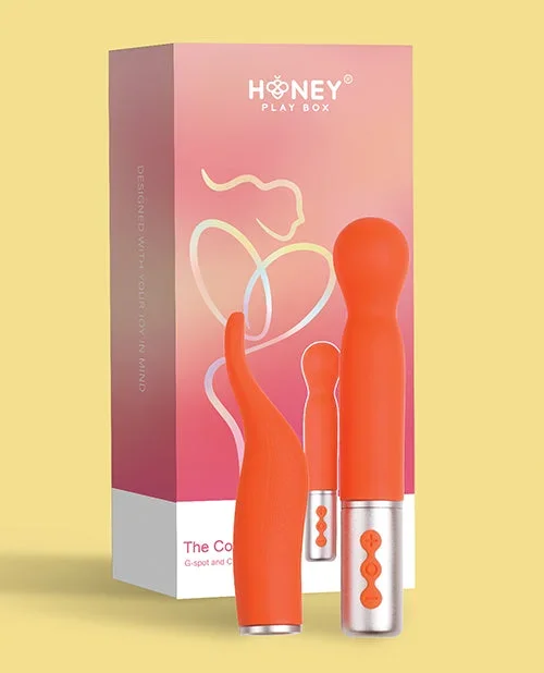 The Naughty Collection Interchangeable Heads Vibrator – Coral