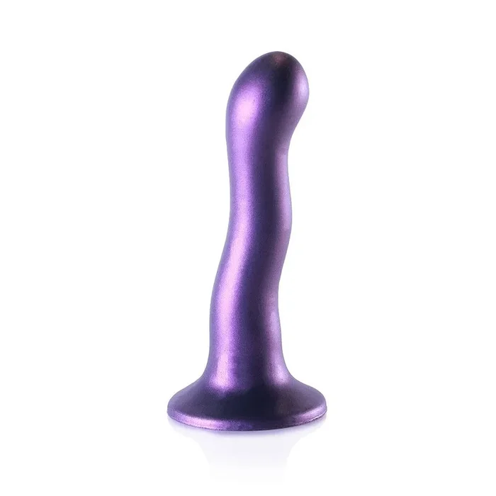 Ultra Soft Silicone 7 Inch Curvy G-Spot Dildo – Purple