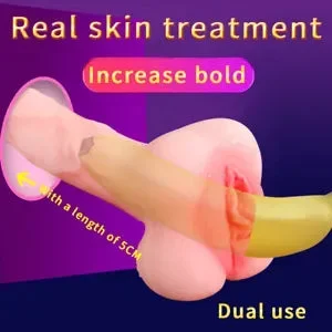 Unisex Masturbators Cock Penis Soft Dildo Anal Stroker Pocket Pussy Sex Toy