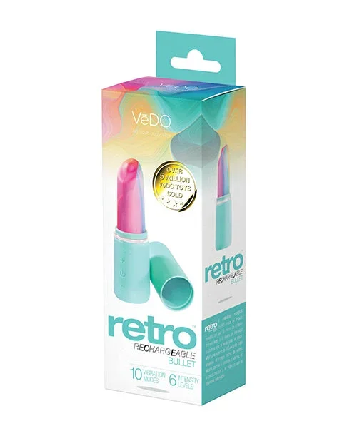 VeDO Retro Rechargeable Bullet Lipstick Vibe Turquoise