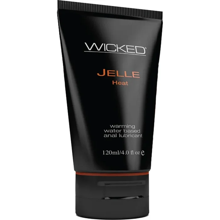 Wicked Jelle Warming Waterbased Anal Gel Lubricant – 4 oz