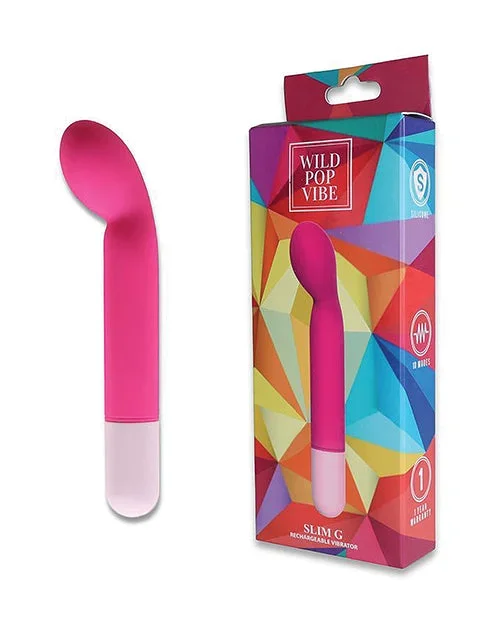 Wild Pop Vibe Slim G Vibrator – Pink