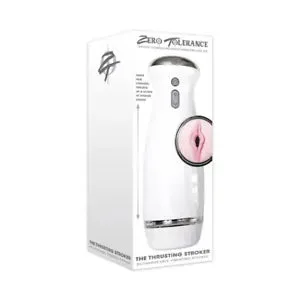 ZT Thrusting Rechargeable Vibrating Thrusting Pussy Stroker Male Masturbator